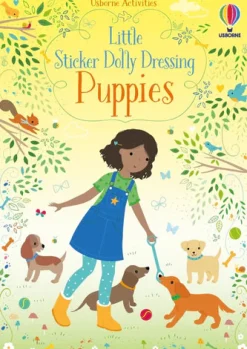 Harper Collins Usborne Little Sticker Dolly Dressing: Puppies Clearance