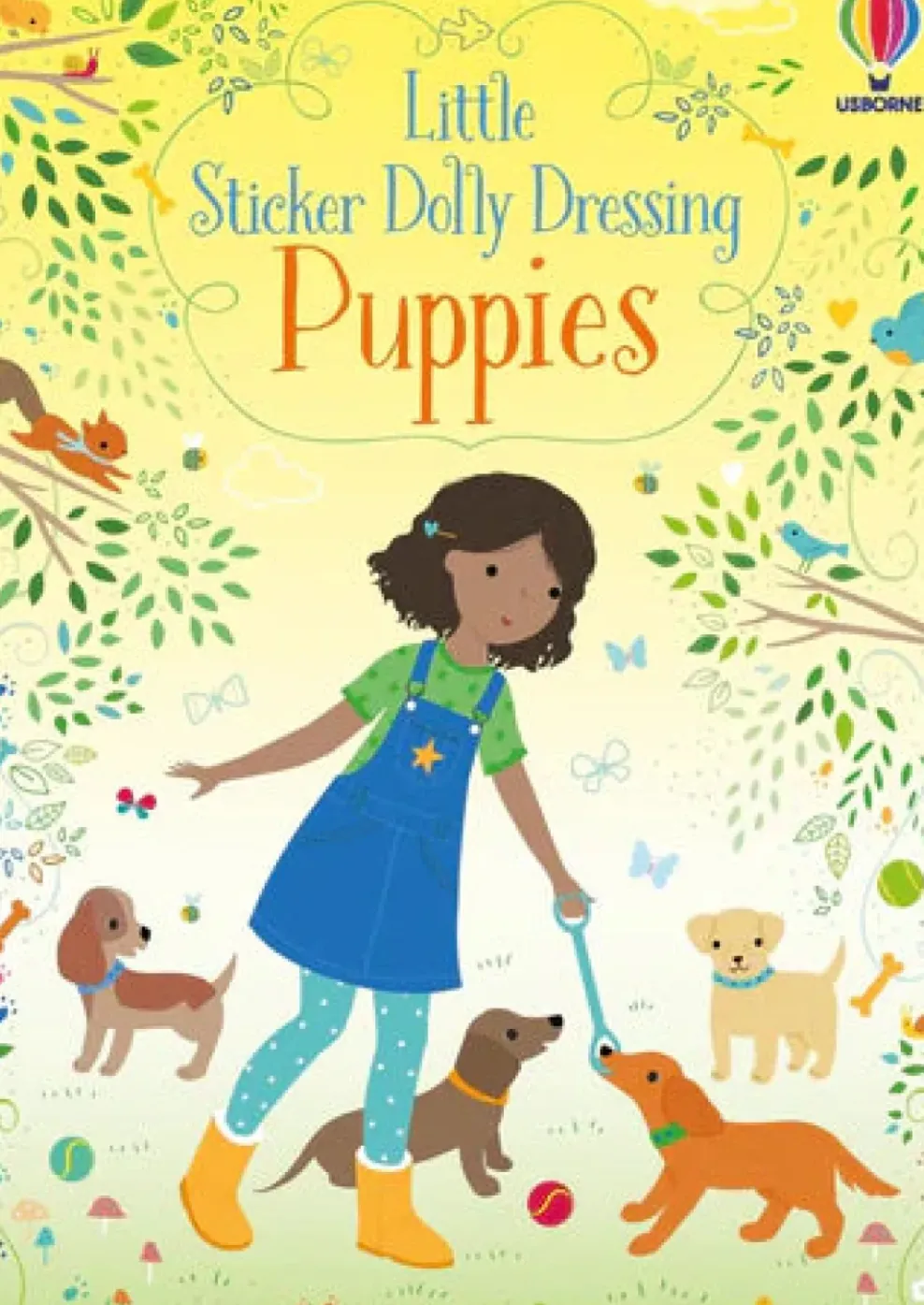 Harper Collins Usborne Little Sticker Dolly Dressing: Puppies Clearance