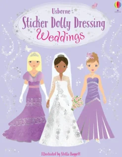 Harper Collins Usborne Sticker Dolly Dressing: Weddings Fashion
