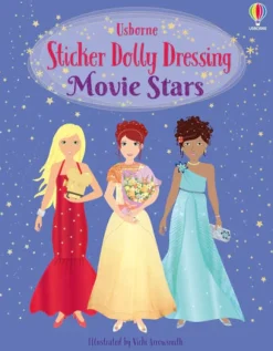 Harper Collins Usborne Sticker Dolly Dressing: Movie Stars Hot