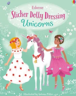 Harper Collins Usborne Sticker Dolly Dressing: Unicorns Clearance