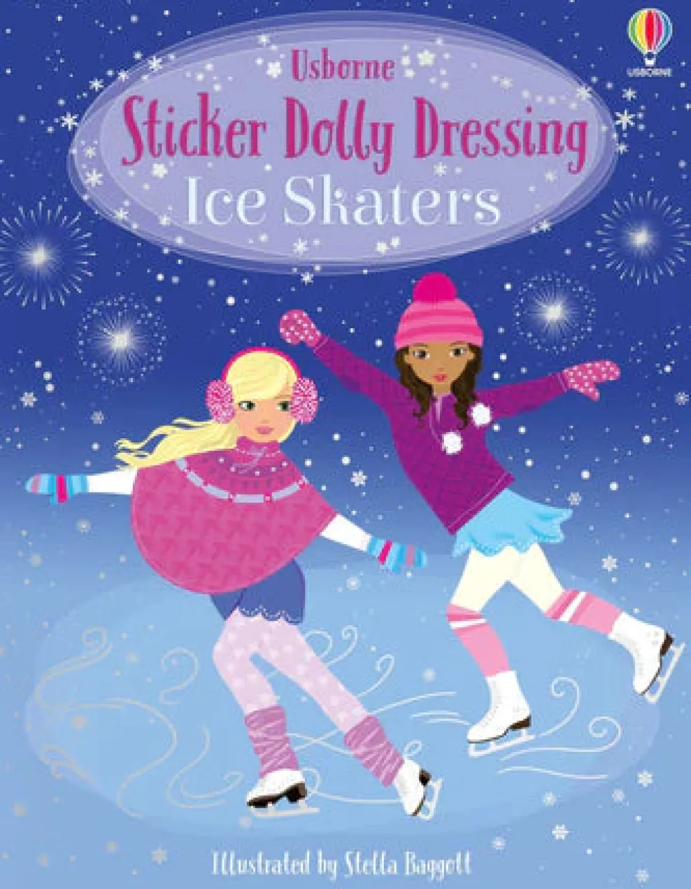 Harper Collins Usborne Sticker Dolly Dressing: Ice Skaters New