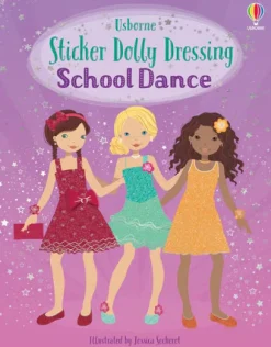 Harper Collins Usborne Sticker Dolly Dressing: School Dance Outlet