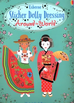 Harper Collins Usborne Sticker Dolly Dressing: Around the World Sale