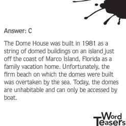 WordTeasers ® Road Trip America Clearance